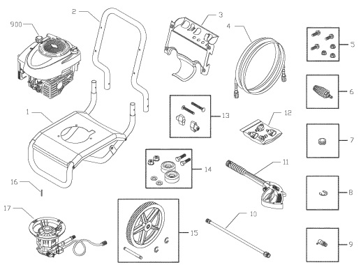 Craftsman Pressure Washer 580752330 Parts